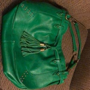 Green Jessica Simpson Hobo Purse